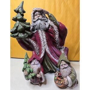 Hand Painted Santas (set of 3)
